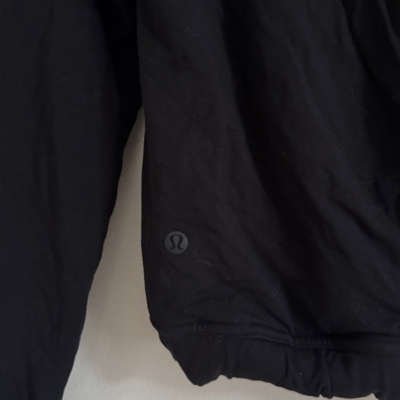 Lululemon Tech Lux Pullover Size 4 Black Hoodie Sweatshirt Wonen’s Small - Picture 7 of 8
